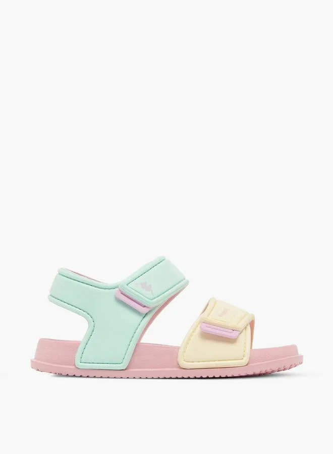 كابا Girls Colourblock Hook & Loop Sandals