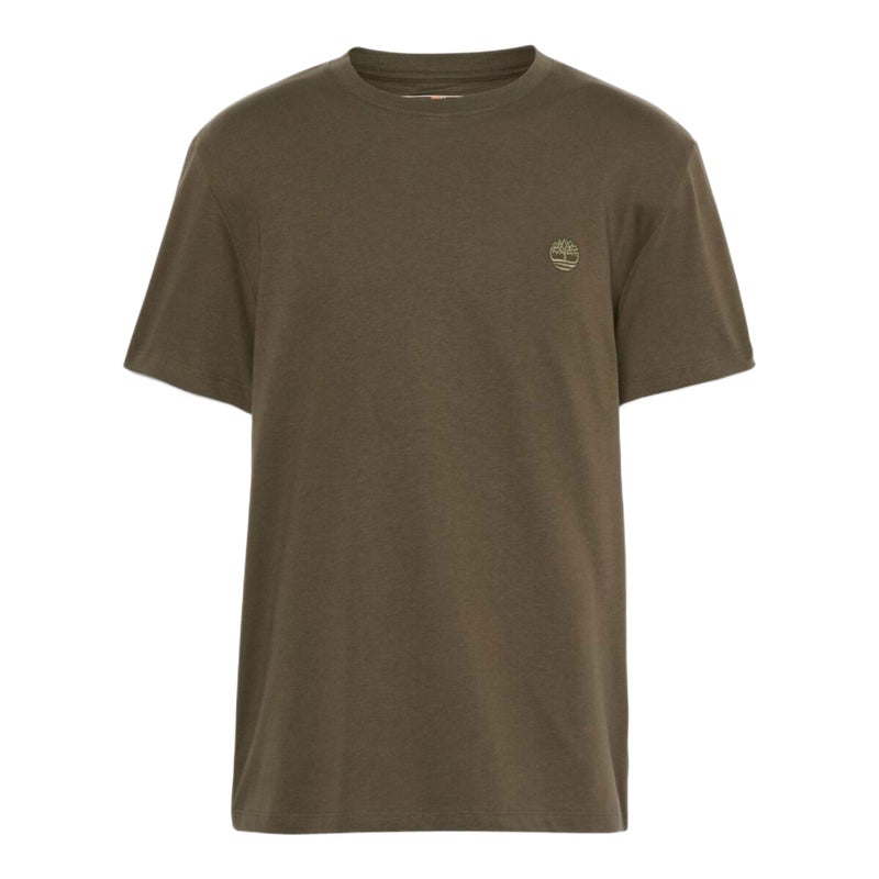 Timberland DUNSTAN RIVER Short Sleeve Tee Leaf Green-Cassel Earth - Image 3