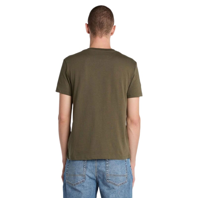Timberland DUNSTAN RIVER Short Sleeve Tee Leaf Green-Cassel Earth - Image 5