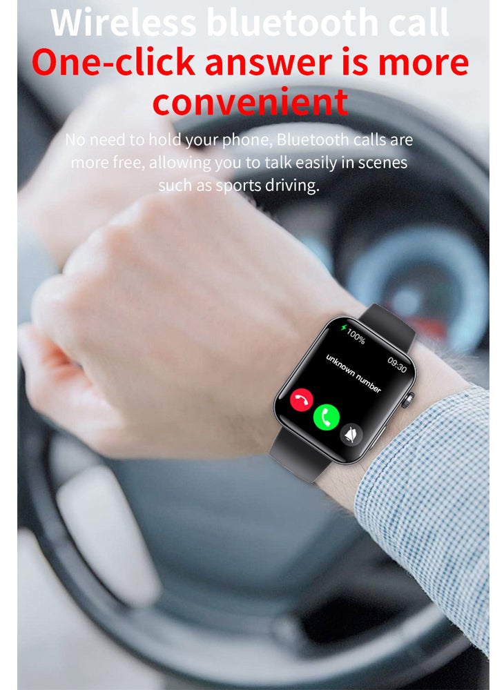 Chomel F300 ECG, uric acid health Bluetooth call SOS fall alarm smart watch - Image 5