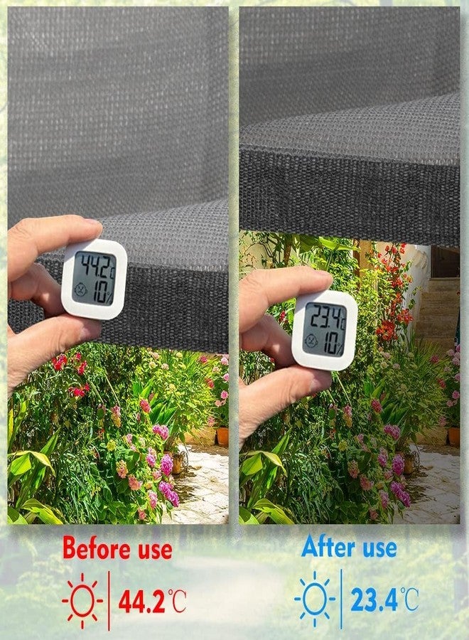 EMERIT 90% Shade Cloth Sun Shade Fabric Privacy Screen Shade Cover for Patio Garden Pergola Shade Cover Canopy with Gromments - Image 3