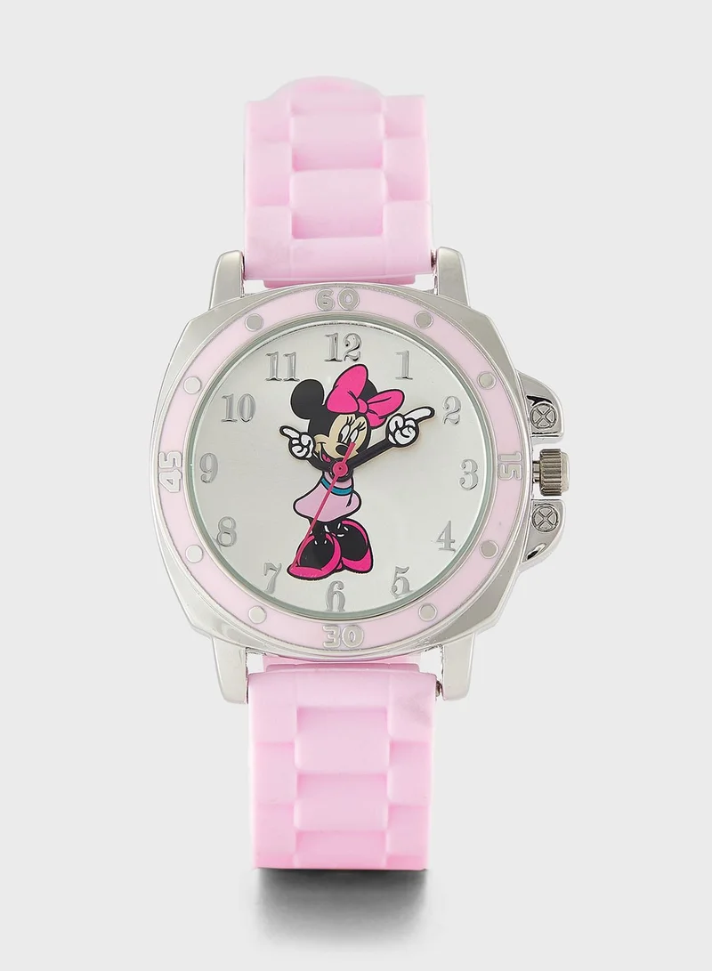 Disney Minnie Mouse Kids Minnie Mouse Analog Watch