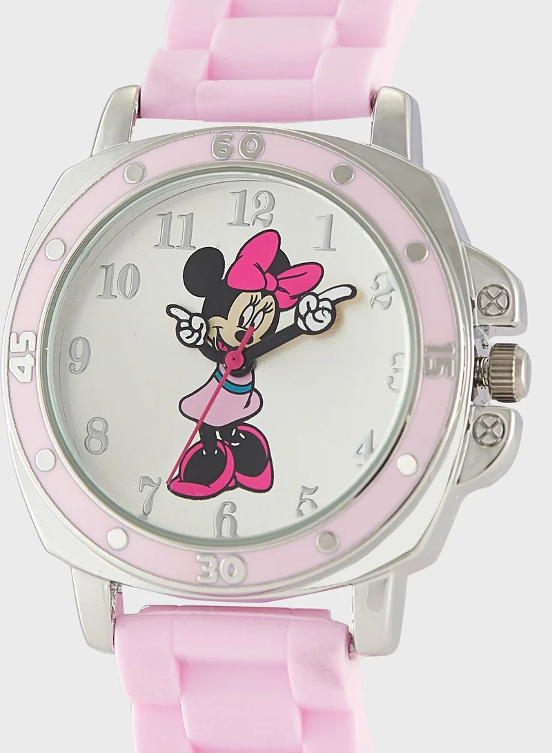 Disney Minnie Mouse Kids Minnie Mouse Analog Watch