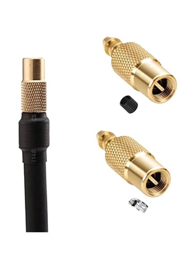 Generic Air Chuck Closed Flow Straight Lock-On Tire Chuck For Inflator Nozzle Adapter Clip Type-Valve Connector Gauge Compressor Tire Inflator Chuck For Semi Hose Long Head Adapter With Gauge Quick  - Image 5