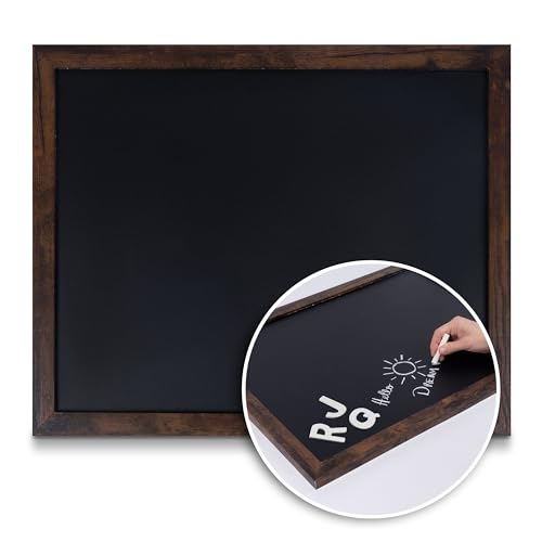 Loddie Doddie Chalkboard Calendar & Sign - 18 x 22 in. Rustic Wood Frame - Stain Resistant Surface & Magnetic Finish - Wall-Mount Chalk Board for Kitchen, Office & Kids - Image 2