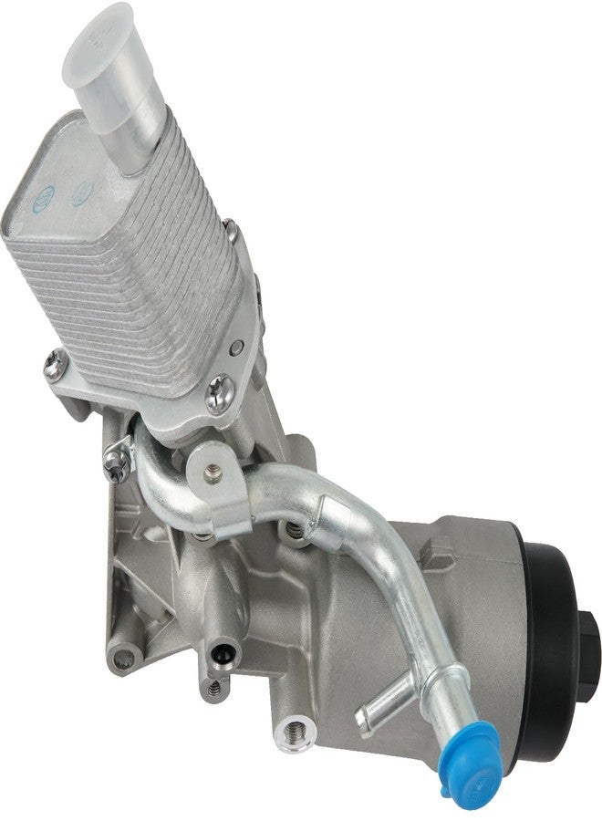 CYTROBE Engine Oil Cooler Filter Housing Assembly Adapter with Gasket, Filter Insert, Cap Compatible with 2011-2021 Chevy Cruze Sonic Trax Buick Encore 1.4L Turbo Replace 55566784 918-428 55565388 88179-91400 - Image 5