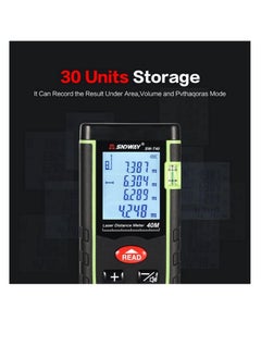 SNDWAY SNDWAY SW T40 digital laser rangefinder 40m distance meter tape measure area volume dilatometer  - Image 4