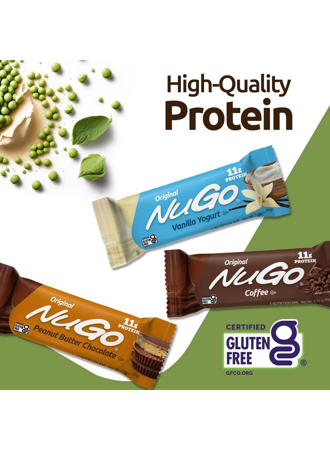 NuGo Protein Bar, Peanut Butter, 11g Protein, Gluten Free, 15 Count - Image 2