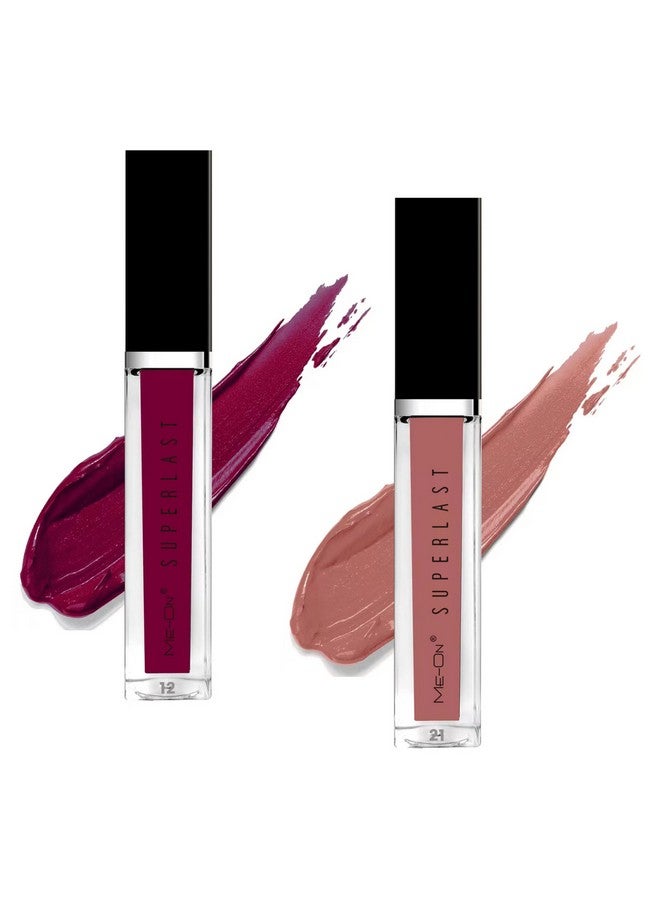 ME-ON Superlast Lip Gloss (Shade 12 & 21)