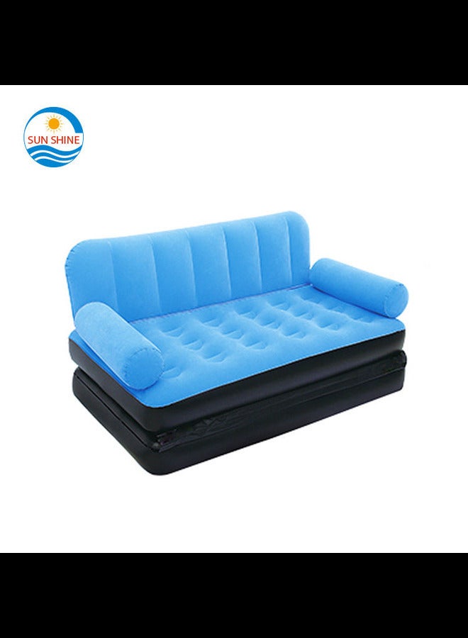 Generic Inflatable 5 in 1 sofa air Bed Couch Blow up Mattress with Pump  - Image 3