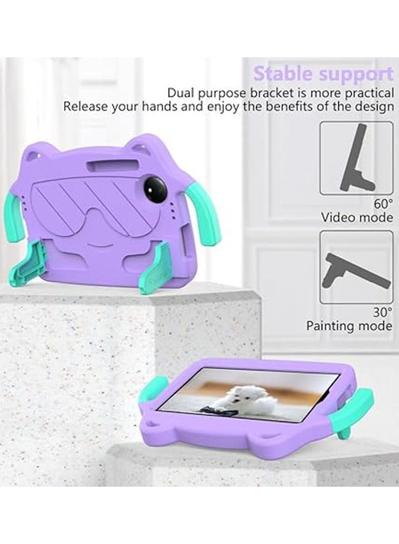 Case for Xiaomi Redmi Pad SE (8.7 inch) (2024), Cute Anti-fall Smart Tablet Case with Carrying Handle  Stand, EVA+PC Kids-Friendly Protective Cover for Pad SE 8.7 - Image 5