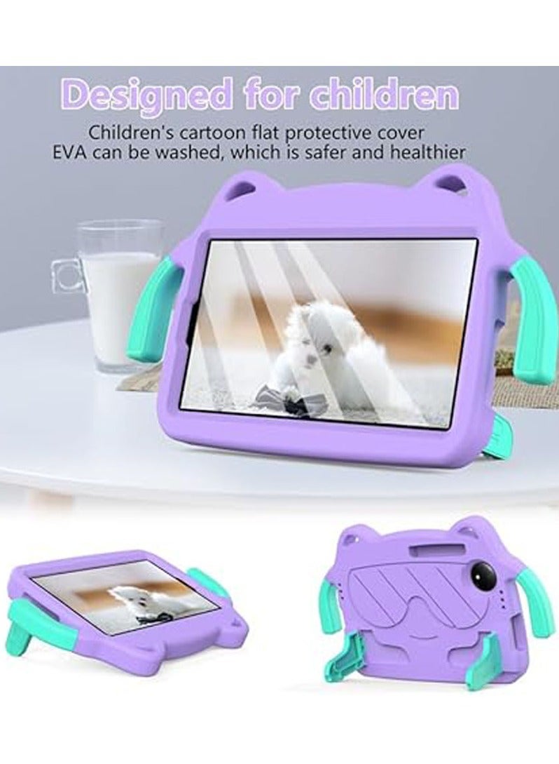 Case for Xiaomi Redmi Pad SE (8.7 inch) (2024), Cute Anti-fall Smart Tablet Case with Carrying Handle  Stand, EVA+PC Kids-Friendly Protective Cover for Pad SE 8.7 - Image 2