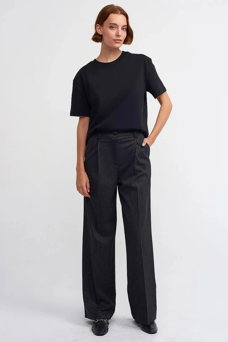 Dilvin Black DILVIN Women's Cotton Crew Neck T-Shirt for Women | Best Price UAE
