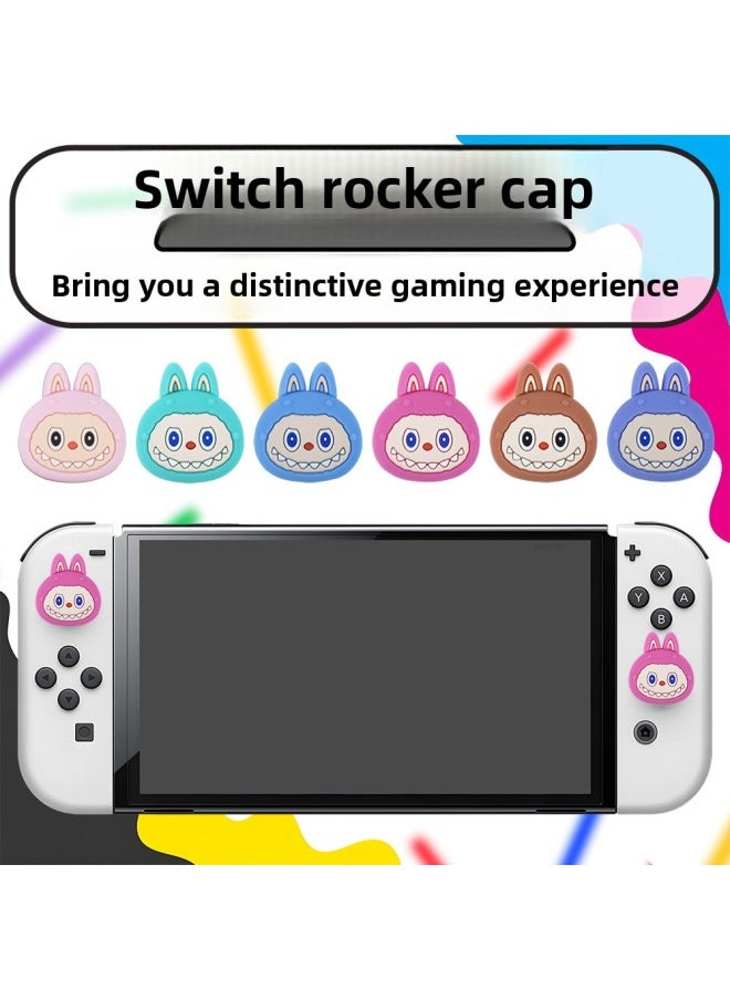 General Switch Rocker Cap NS/Lite Rocker Cap on Cap Joycon Gamepad Silicone Cap Protective Cap-Product Color:4  - Image 3