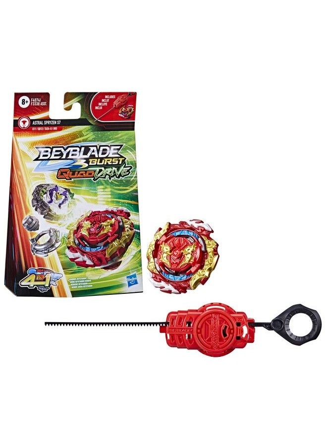 BeyBlade - Burst Quaddrive Astral Spryzen S7 Spinning Top Starter Pack Balance/Attack Type Battling Game With Launcher Toy For Kids - Image 1