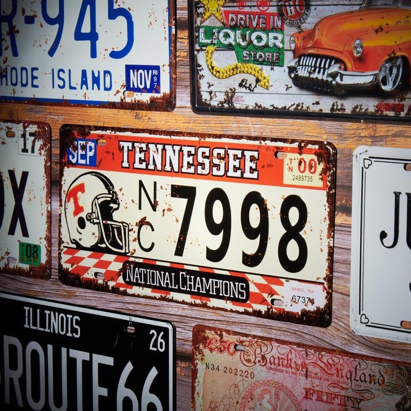 EAZYWAGON Tennessee NC 7998 Multipurpose Metal Signs - License Wall Plate, Decorative Car Tag - Ideal for Cafe, Restaurant, Shop, Home, Hotel, Club, Office, Living Area - Image 2