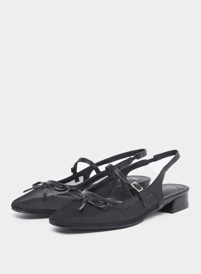 ستايلي حذاء ماري جين بتفاصيل فيونكة - Image 3