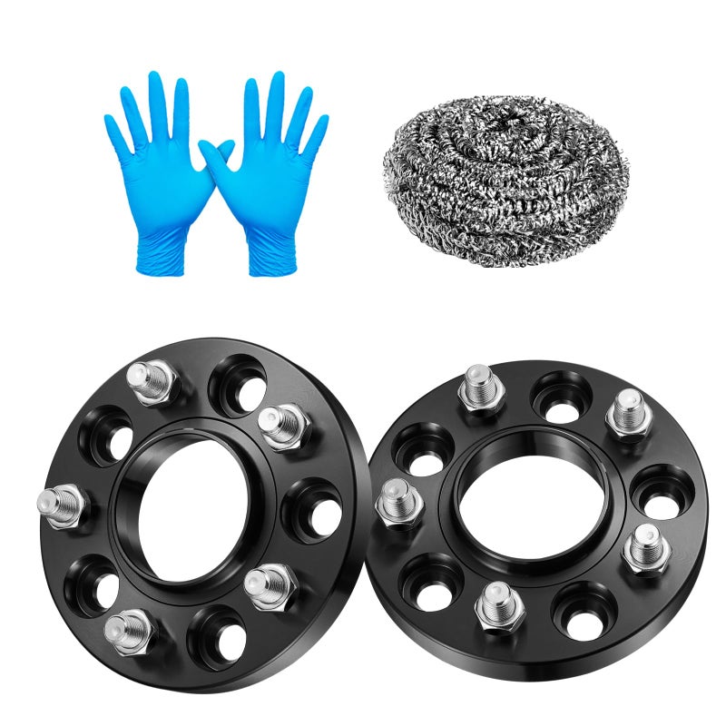 SYKRSS 5x120mm Wheel Spacers 20mm Compatible with Land Rover Defender 90 110 130 LR3 LR4 Range Rover 7256mm Center Bore 5 Lug Forged M14x15 Wheel Adapters 2PCS