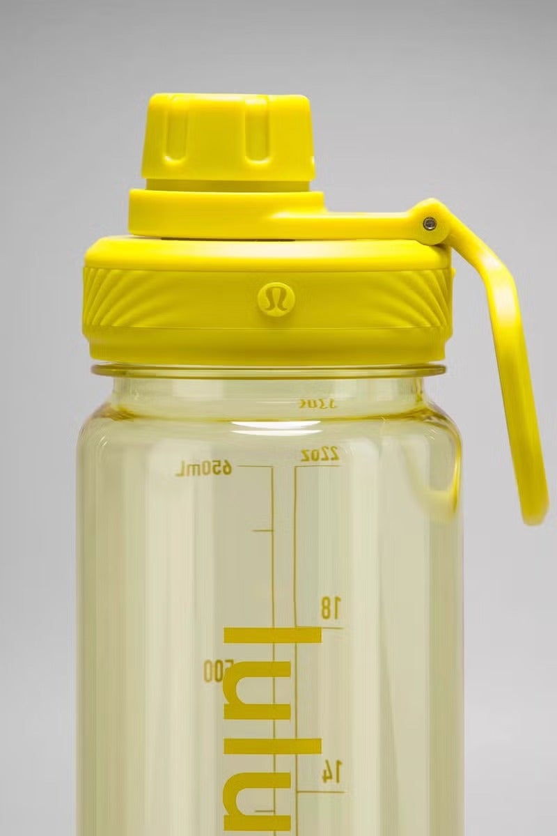 Lululemon Back to Life Outdoor Sport Transparent Water Bottle 710ml - Image 2
