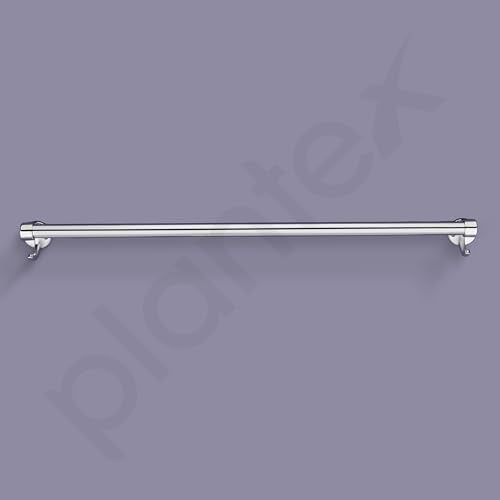 Plantex Stainless Steel Towel Rod for Bathroom 24 Inch/Single Rod Bathroom Towel Holder/Towel Hanger for Wash Basin/Bathroom Accessories (24 Inch-Chrome) - Image 5