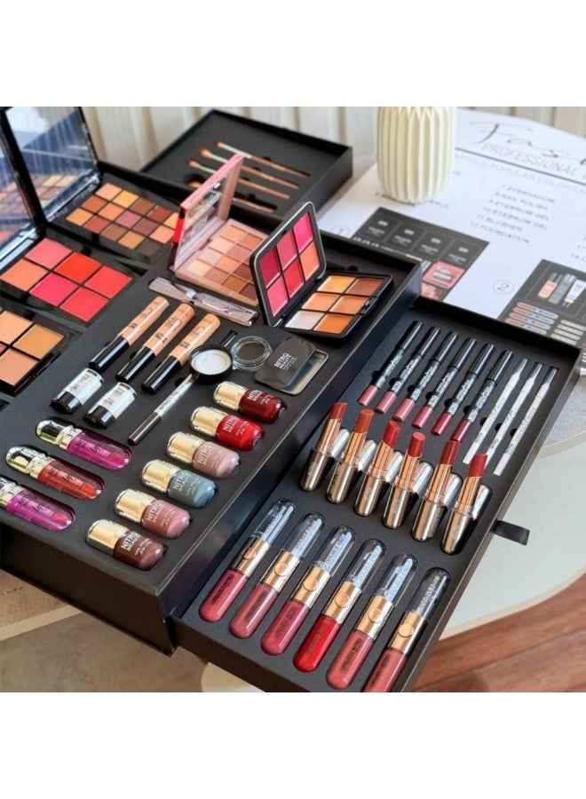 Nitrq Beauty Beauty Complete Makeup Kit One Box Multi Color 32 Pieces - Image 1