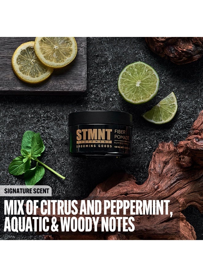 ستمنت ستاينمنت فايبر بوماد (STMNT Grooming Goods Fiber Pomade) – 100 مل (3.38 أونصة) - Image 2