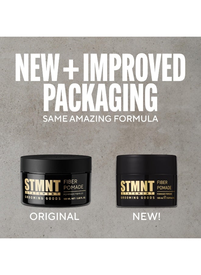 ستمنت ستاينمنت فايبر بوماد (STMNT Grooming Goods Fiber Pomade) – 100 مل (3.38 أونصة) - Image 4