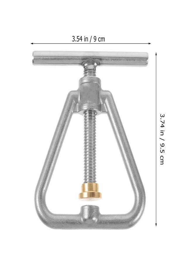 Hemoton Nut Cracker Black Walnut Cracker Stainless Steel Nutcracker Tool for Walnut Hazelnut Almonds Pecan Walnuts - Image 2