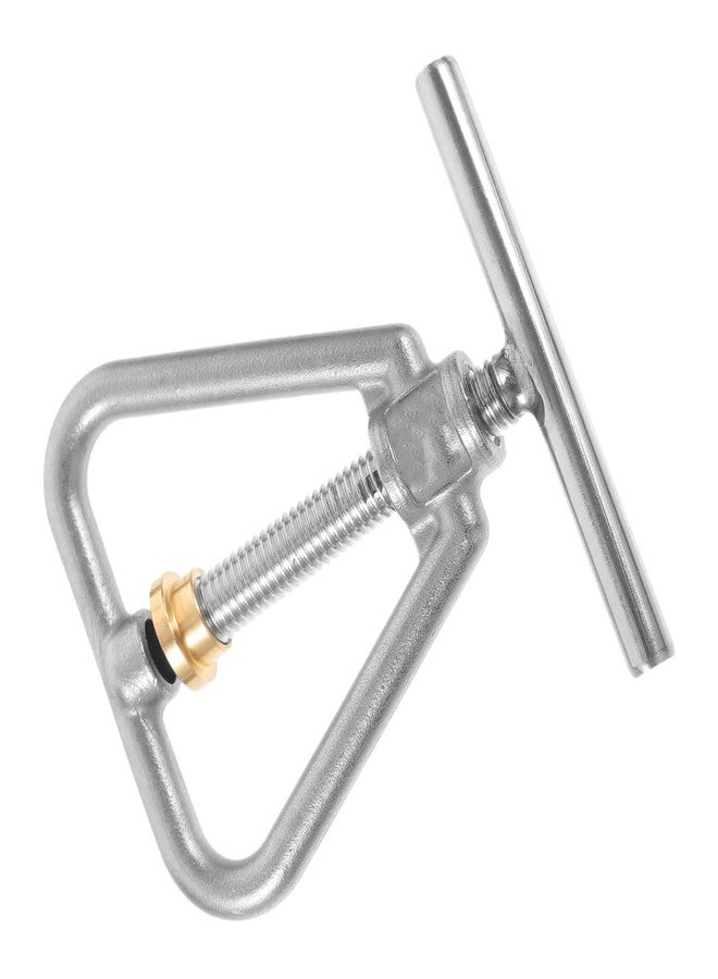 Hemoton Nut Cracker Black Walnut Cracker Stainless Steel Nutcracker Tool for Walnut Hazelnut Almonds Pecan Walnuts - Image 1