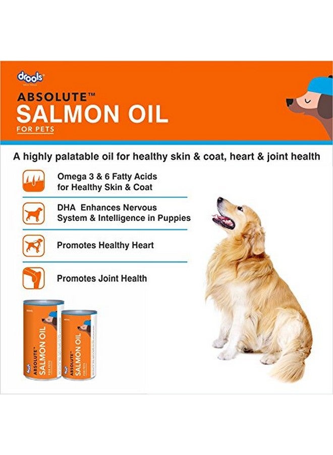 Drools Absolute Dog Supplement Syrup, Salmon Flavor 300 ml Jar - Image 2