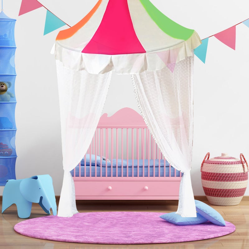 🧸 خيمة قبة متعددة الاستخدامات لسرير الأطفال تحمي من الحشرات وتسمح بتدفق الهواء - Image 4
