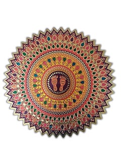 Uniq UNIq Diwali 24 K Gold Foil Plated Self Adhesive 3D RangoliHome DecorDiwaliGift for HomeInterior HandcraftedFloor StickersWall StickersFloor DecorationBig Charan  - Image 1