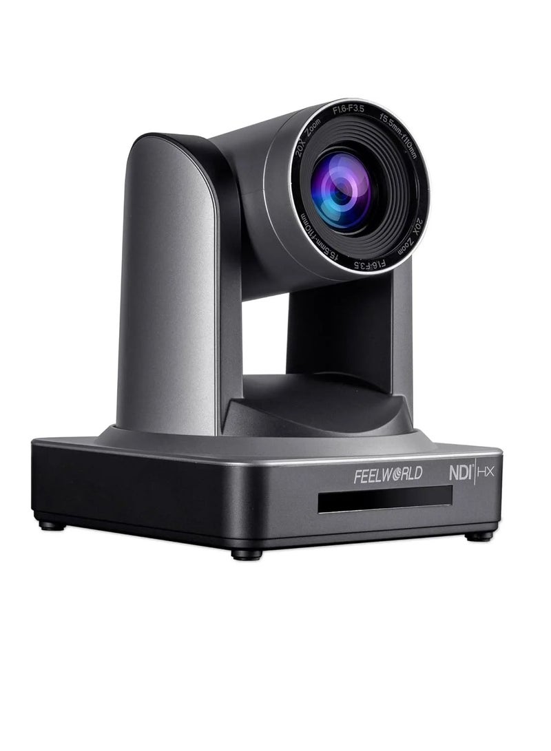 FEELWORLD NDI20X PTZ Camera 20X Optical Zoom HD1080P@60fps PoE NDI HDMI 3G-SDI - Image 1