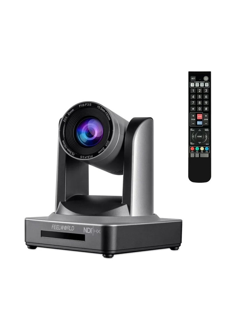 FEELWORLD NDI20X PTZ Camera 20X Optical Zoom HD1080P@60fps PoE NDI HDMI 3G-SDI - Image 2