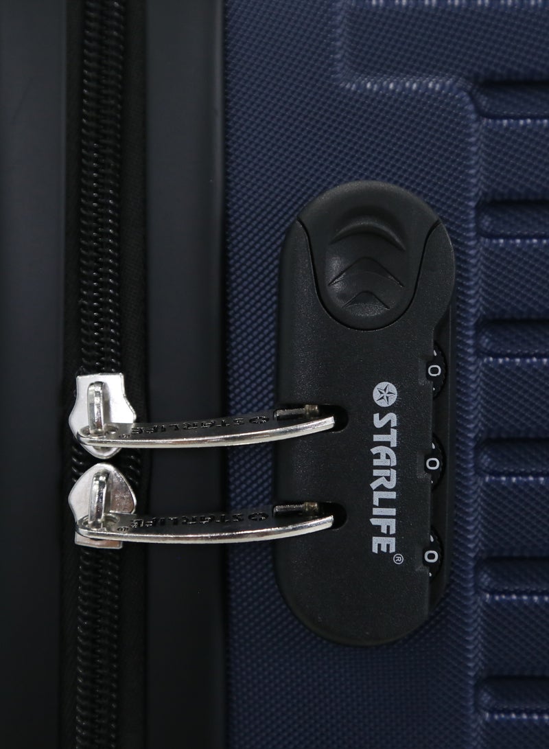 STARLIFE 3 Piece ABS Hard side Trolley Luggage Set Spinner Wheels with Number Lock - Image 4