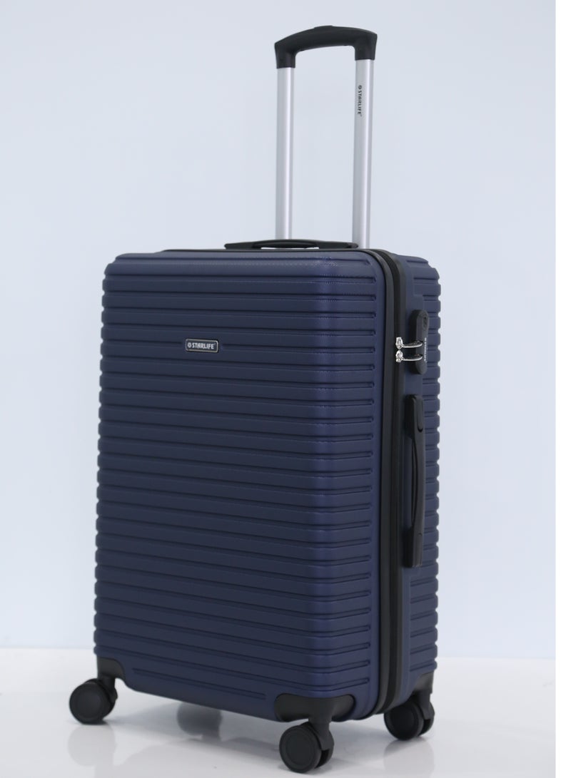 STARLIFE 3 Piece ABS Hard side Trolley Luggage Set Spinner Wheels with Number Lock - Image 3