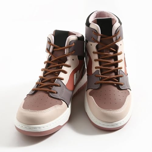 VSUDO 35 Inches Round Light Brown Boot Laces, 5/32" Diameter Shoe Laces for Boots, Heavy Duty Work Shoestrings, Hiking Shoelaces for Men or Women (2Pairs-Light Brown-90CM) - Image 2