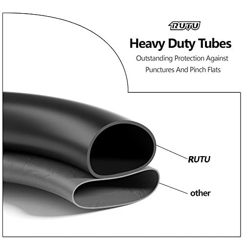 RUTU 10x2.125 Heavy Duty Tire and Inner Tube Compatible with Smart Electric Balance Scooter Bike, Bicycle, Tricycle, Stroller Replacement Wheels for 10-inch Tires with 6-inch Rims - Image 5