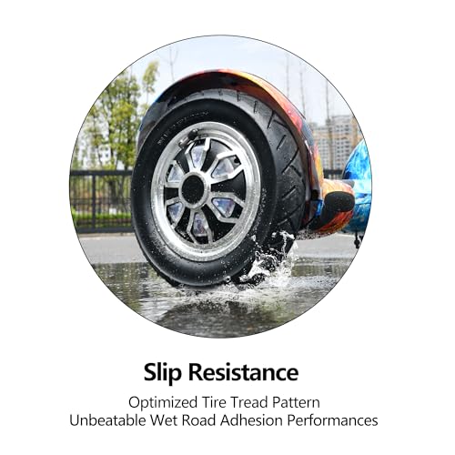 RUTU 10x2.125 Heavy Duty Tire and Inner Tube Compatible with Smart Electric Balance Scooter Bike, Bicycle, Tricycle, Stroller Replacement Wheels for 10-inch Tires with 6-inch Rims - Image 3