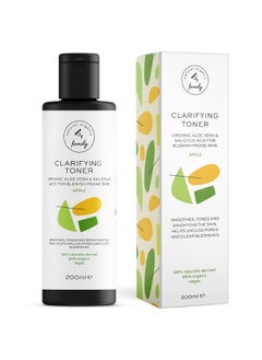 The Natural And Organic Family Clarifying Toner for Face - Salicylic Acid Toner - Spot and Oil Control, Cruelty-Free Skincare by The Natural and Organic Family - 7.04 oz  - Image 1