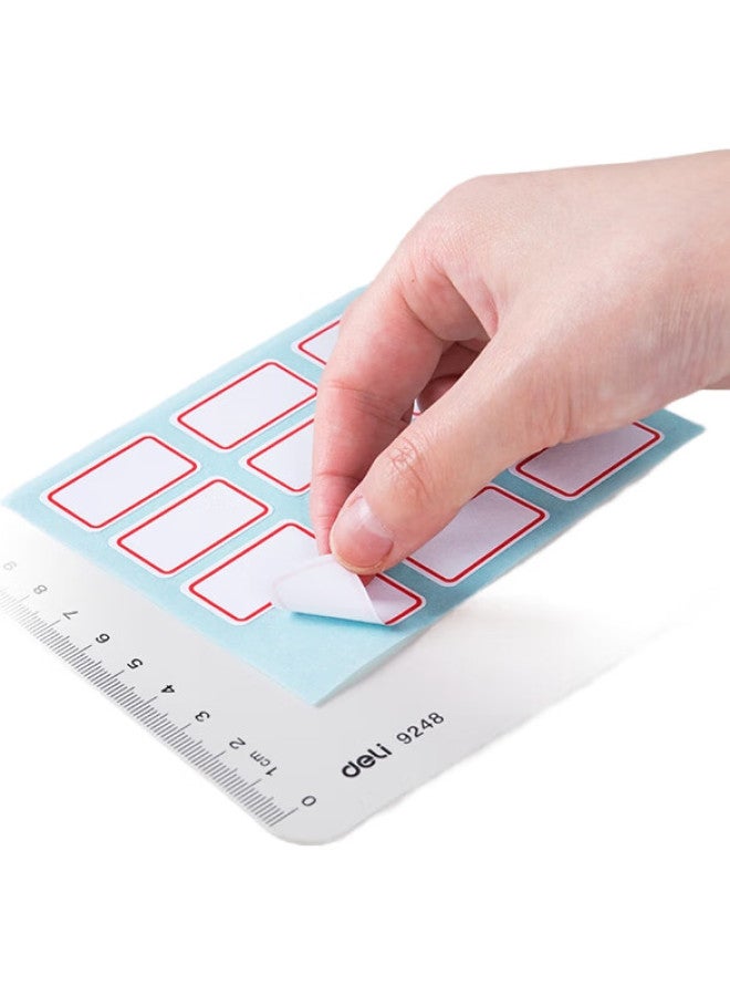 Deli 1440 Pieces 18Mm×32Mm Self-Adhesive Labels, Sticky Notes, Self-Adhesive Stickers, 12 Pieces/Sheet, 33428 Back-To Gift - Image 1