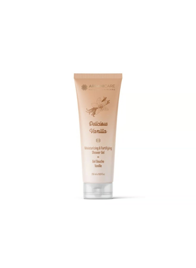 Arganicare Delicious Vanilla Shower Gel 250ml - Image 1