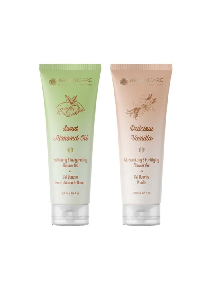 Arganicare Delicious Vanilla Shower Gel 250ml - Image 2