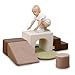 BanaSuper Kids Climbing Foam Blocks Playset 7 Piece Toddler Climbing Toys Indoor Gross Motor Development Montessori Gross Motor Toy for Babies Toddlers Grey - Image 2