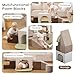 BanaSuper Kids Climbing Foam Blocks Playset 7 Piece Toddler Climbing Toys Indoor Gross Motor Development Montessori Gross Motor Toy for Babies Toddlers Grey - Image 4