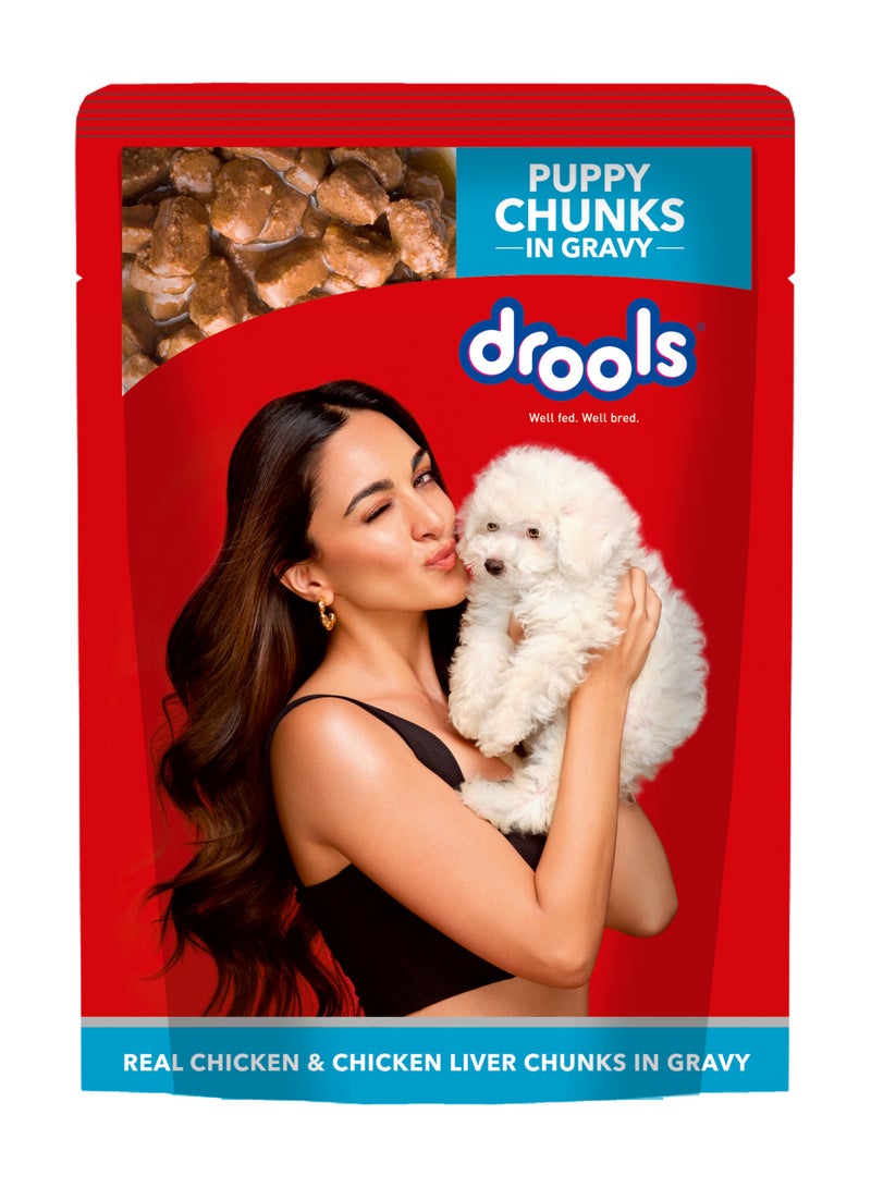 Drools Puppy Chicken & Chicken Liver Chunks Gravy  Wet Food  5+1 pack free 6 x 150 g  - Image 5