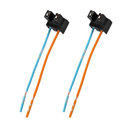 GRANDI H7 Bulb Socket Female Lamp Holder Wire Harness Connectors Replacement of hightemperature resistant pure copper plug fog light harness Universal for Most Cars Truck Multicolored - Image 1