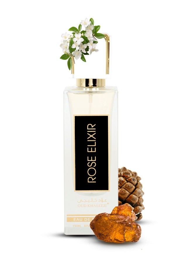 Oud Khaleeji Rose Elixir From Oud Khaleeji 80 ML - Image 1
