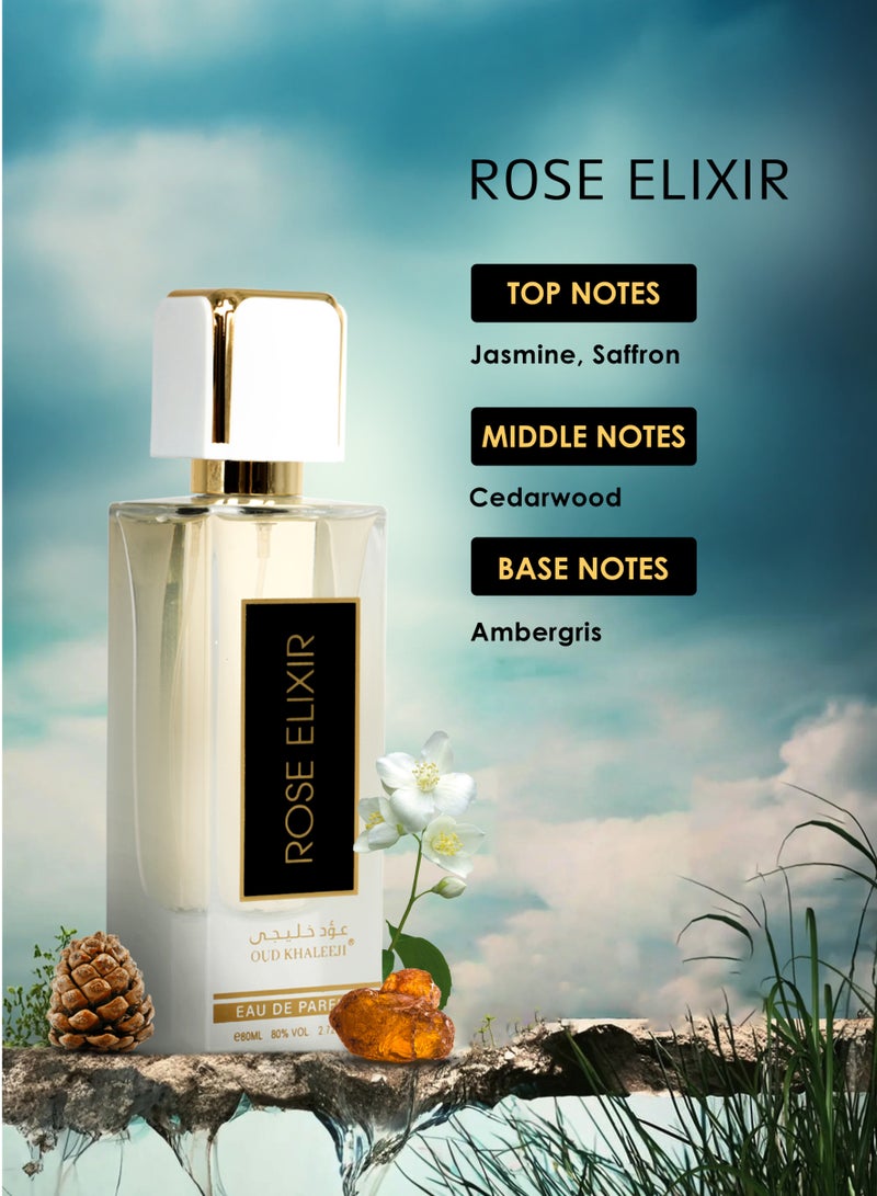 Oud Khaleeji Rose Elixir From Oud Khaleeji 80 ML - Image 2