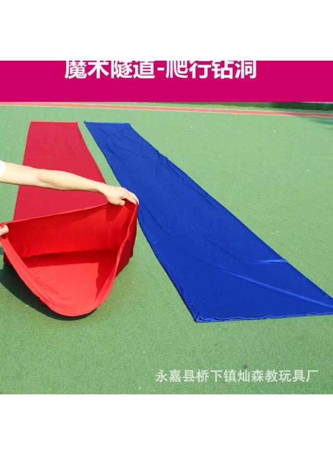 Canon Sensory Training Equipment Kindergarten Kidsren's Lycra Crawling Tunnel Tube Equipment Camouflage Oxford Cloth Thickeneded Drilling Holes - Image 2